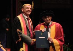 Awarded an Hon DSc University of Wolverhampton