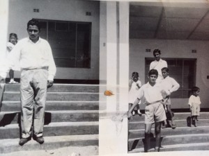 Steps of Limbi Asian School where Mrs Fernandez promised Mr Gatrad that she would try and make him a Doctor