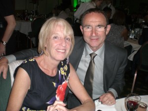 Martin O'Neil with my wife Val